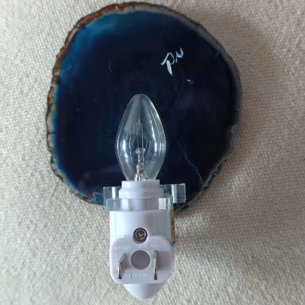 🆕 Horse Night Light with Blue Agate